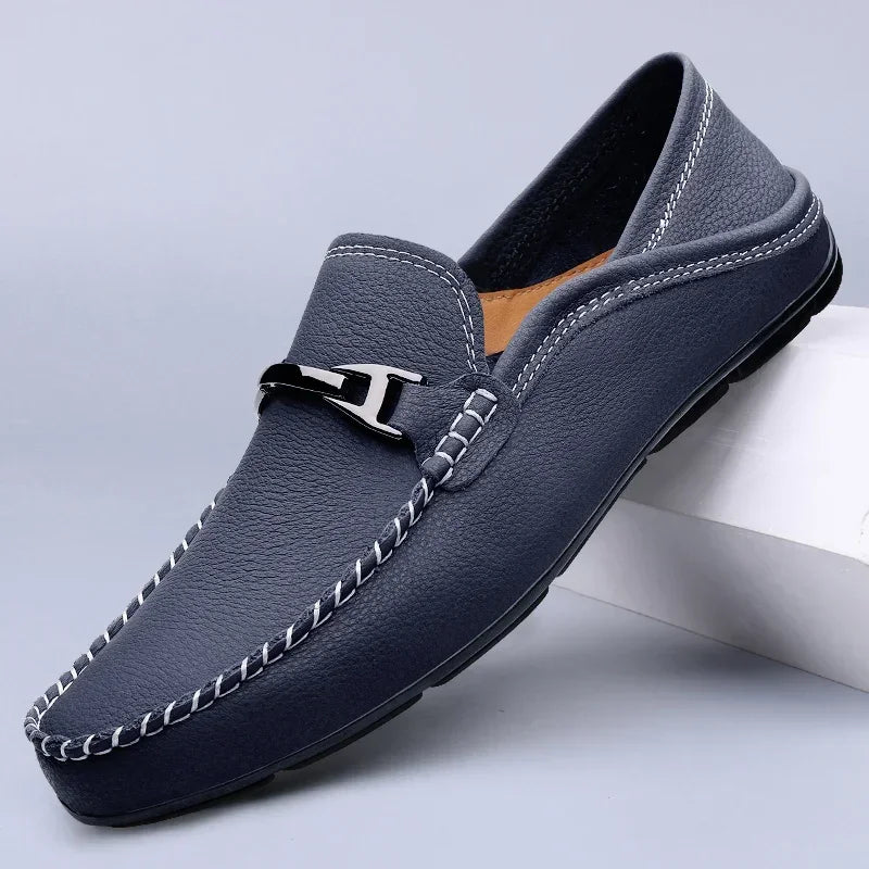 City of London™ | Bit-Detail Leather Loafers