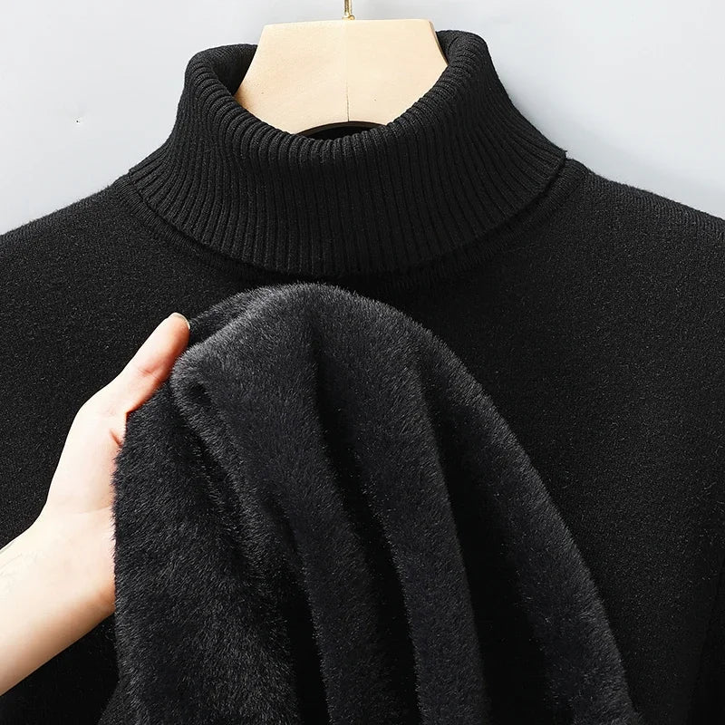 François Saville™ | Merino Wool Turtleneck