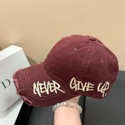 Never Give Up™ | Unisex Graffiti Denim Cap
