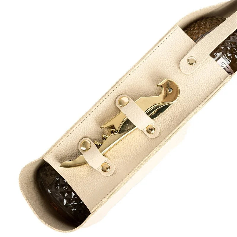 Somerset Cellar™ | Leather Wine Bottle Bag
