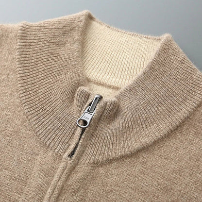 Norwood Line™ | Two-Tone Wool Cardigan