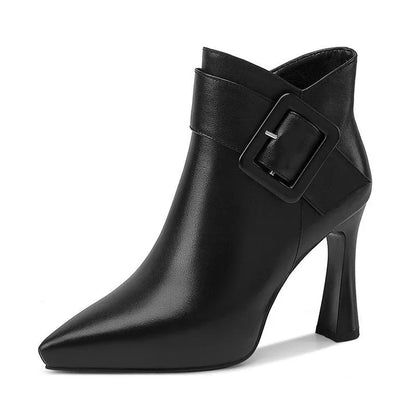 Lynford Edge™ | Sculpted Buckle Ankle Boots