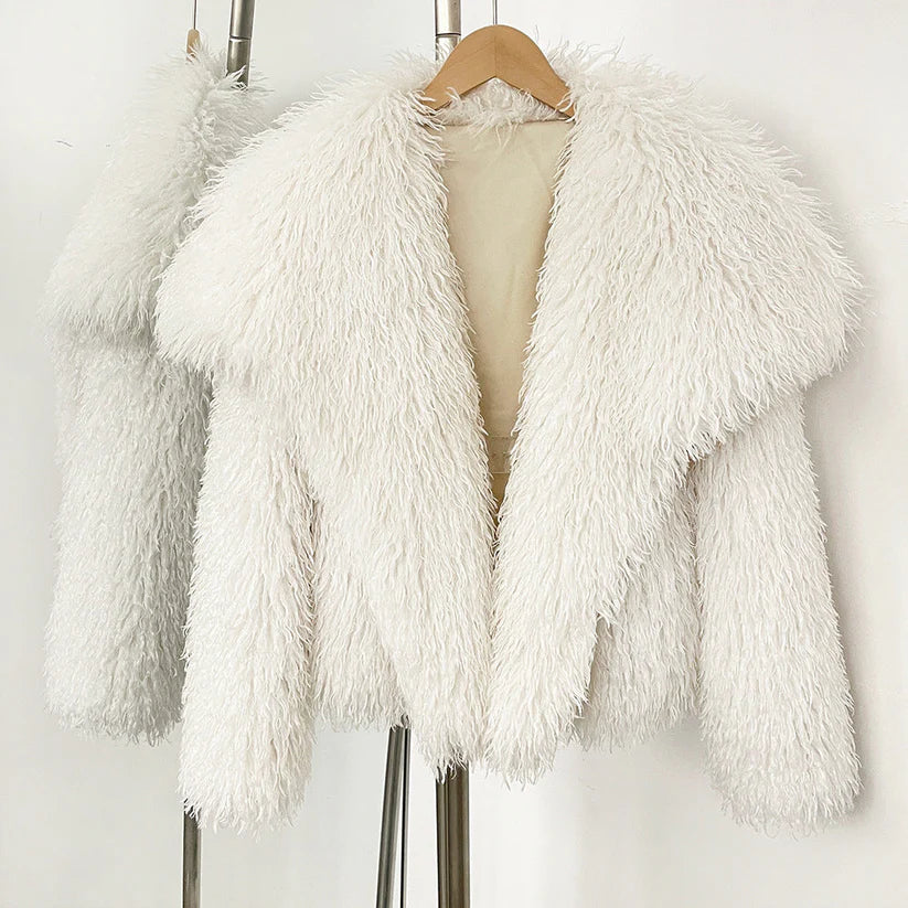 Loxley Drift™ | Curl Texture Statement Coat