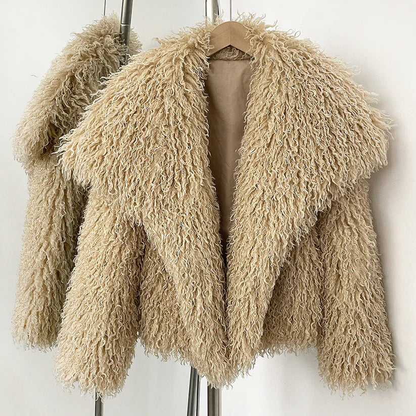 Loxley Drift™ | Curl Texture Statement Coat