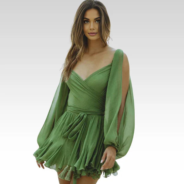 Gaia™ | Bold Animal‑Print Mini Dress