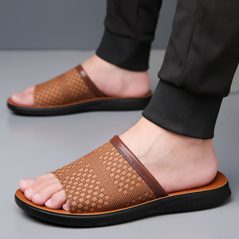 Aldeburgh Air™ | Barefoot-Feel Leather Sandals