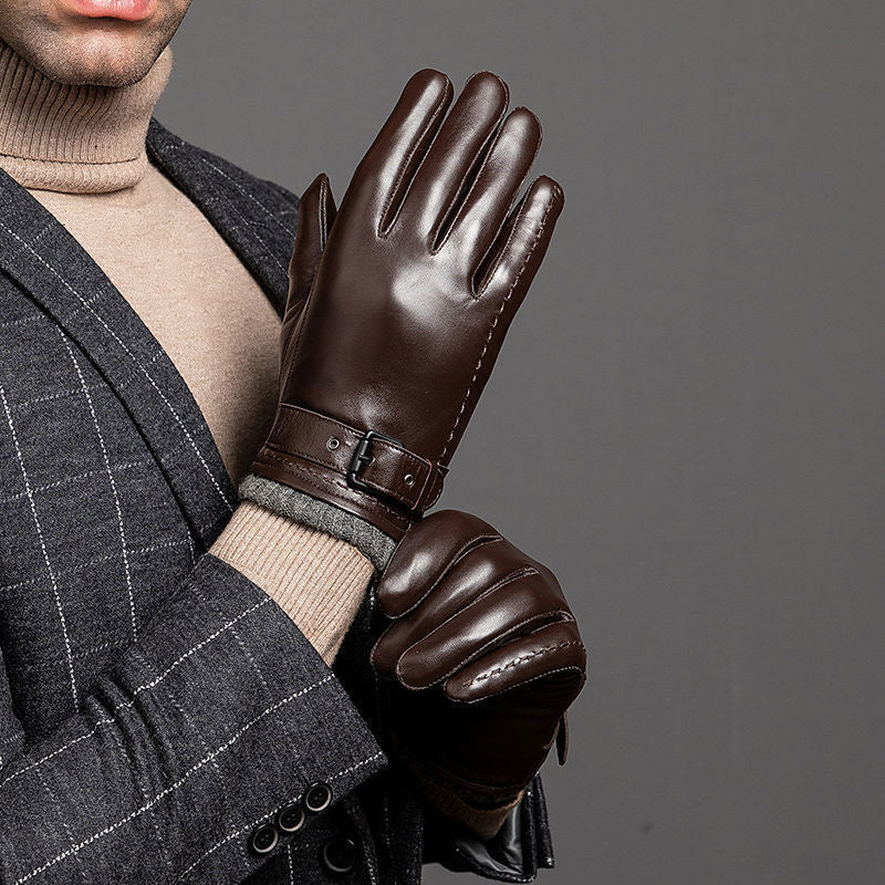 Leonard Noir™ | Genuine Sheepskin Leather Gloves