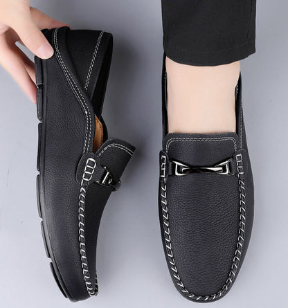 City of London™ | Bit-Detail Leather Loafers