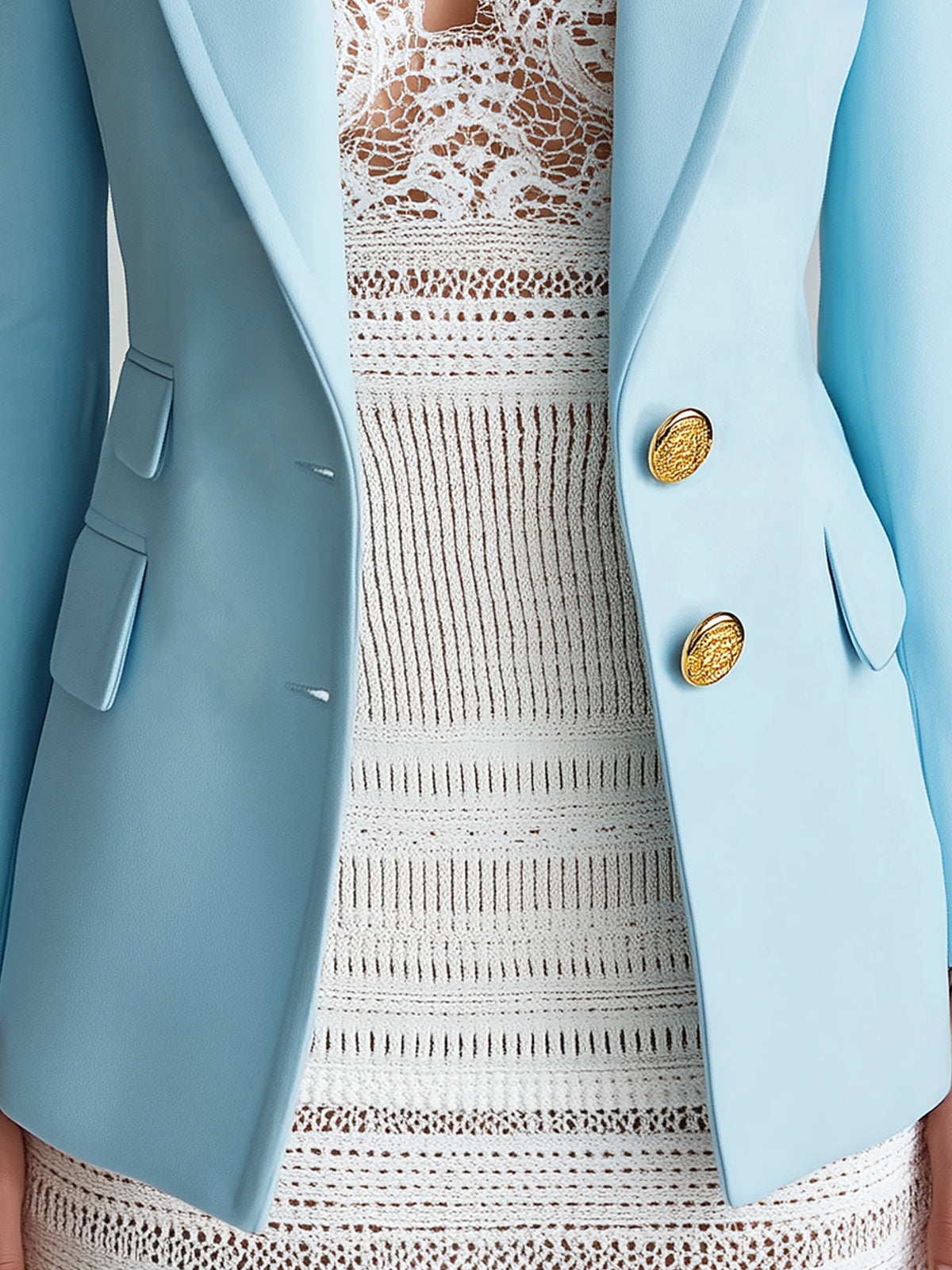 Liora Belle™ | Azure Heritage Blazer