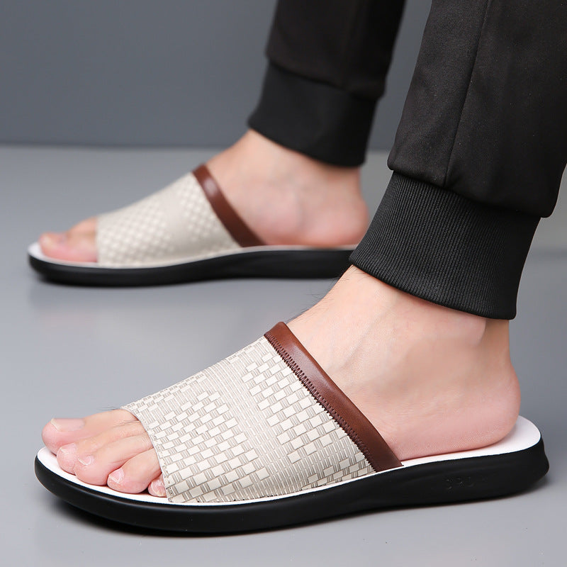 Aldeburgh Air™ | Barefoot-Feel Leather Sandals