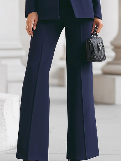 Crown Avenue™ | Navy Statement Pantsuit