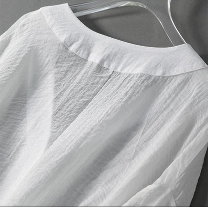 Regent’s Ease™ | Loose-Fit Linen Blouse