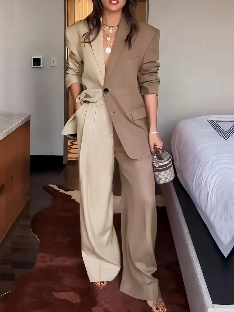 Mayfair Edge™ | Contrast Lapel Suit Set