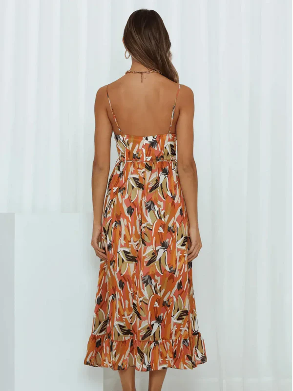 Chiara™ | Colour‑Pop Midi Dress