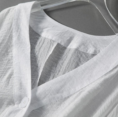 Regent’s Ease™ | Loose-Fit Linen Blouse