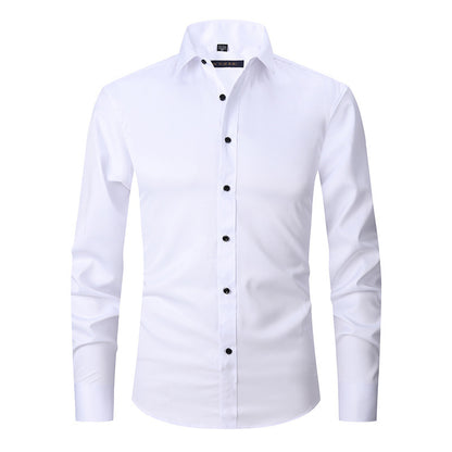 PrestigiaFlex™ | Wrinkle‑Free Stretch Shirt