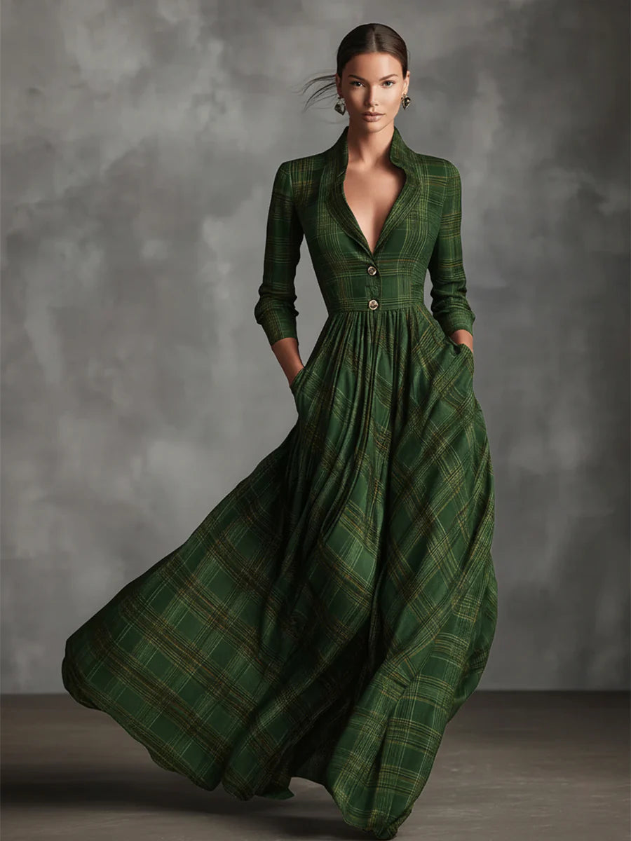 Amelia Rowe™ | The Windermere Plaid Dress