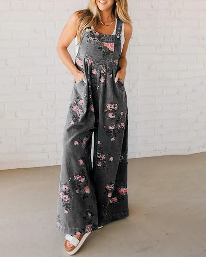 Rose &amp; Ramble™ | Flowy Floral Overalls