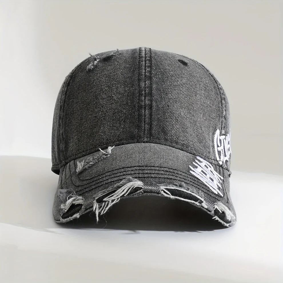 Never Give Up™ | Unisex Graffiti Denim Cap