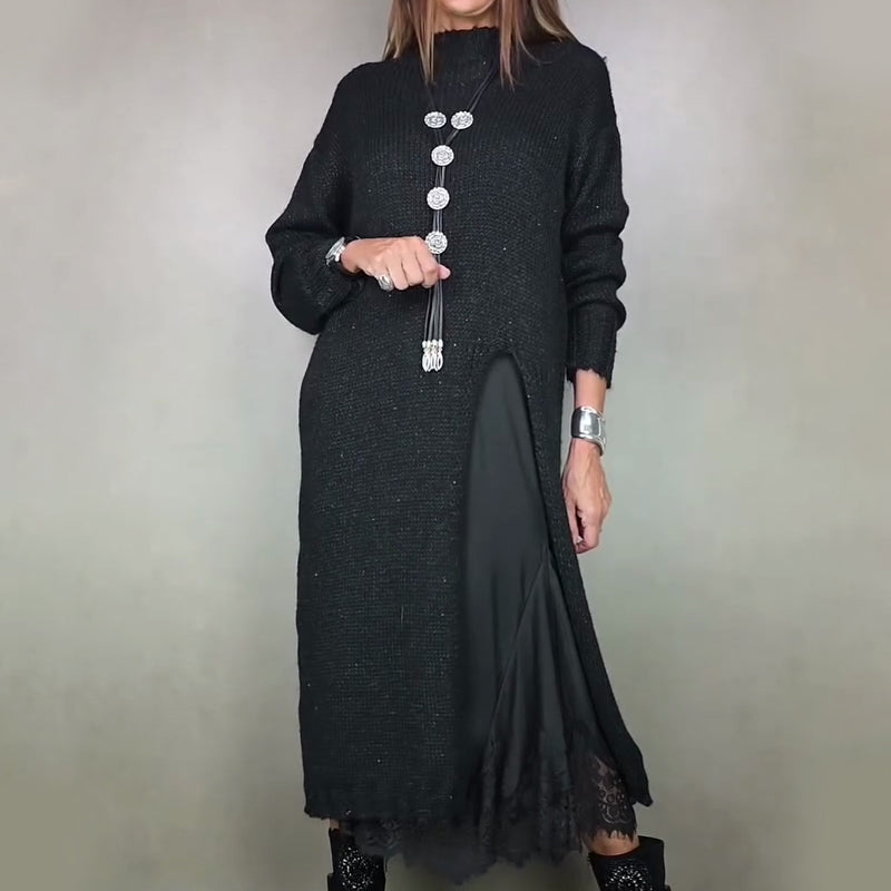 Briar Lune™ | Casual Slit &amp; Suspender Lace Midi Set